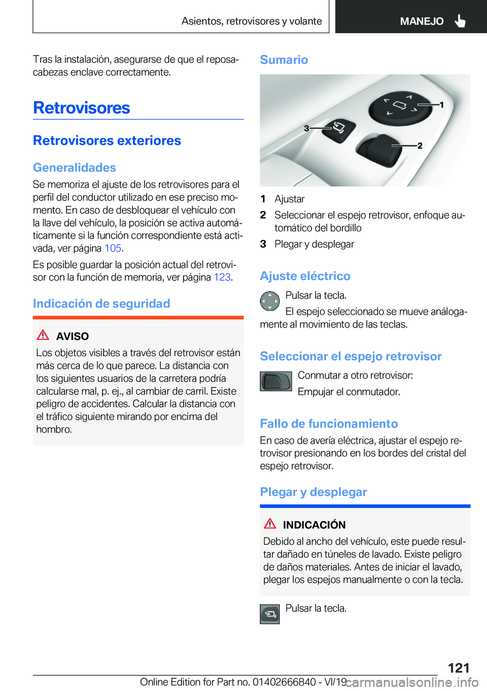 BMW X3 M 2020  Manuales de Empleo (in Spanish) �T�r�a�s��l�a��i�n�s�t�a�l�a�c�i�