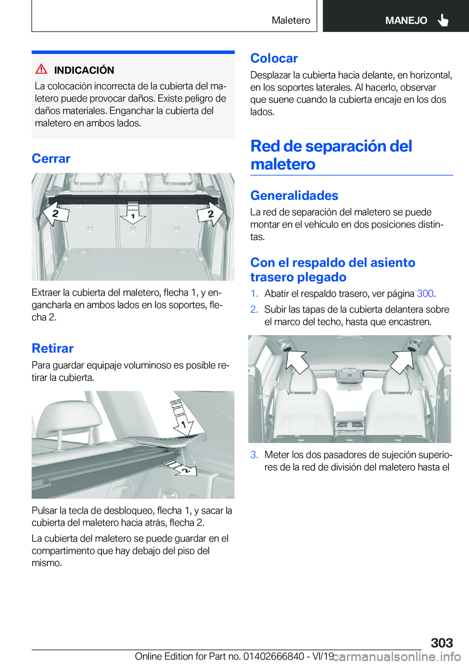BMW X3 M 2020  Manuales de Empleo (in Spanish) �I�N�D�I�C�A�C�I�