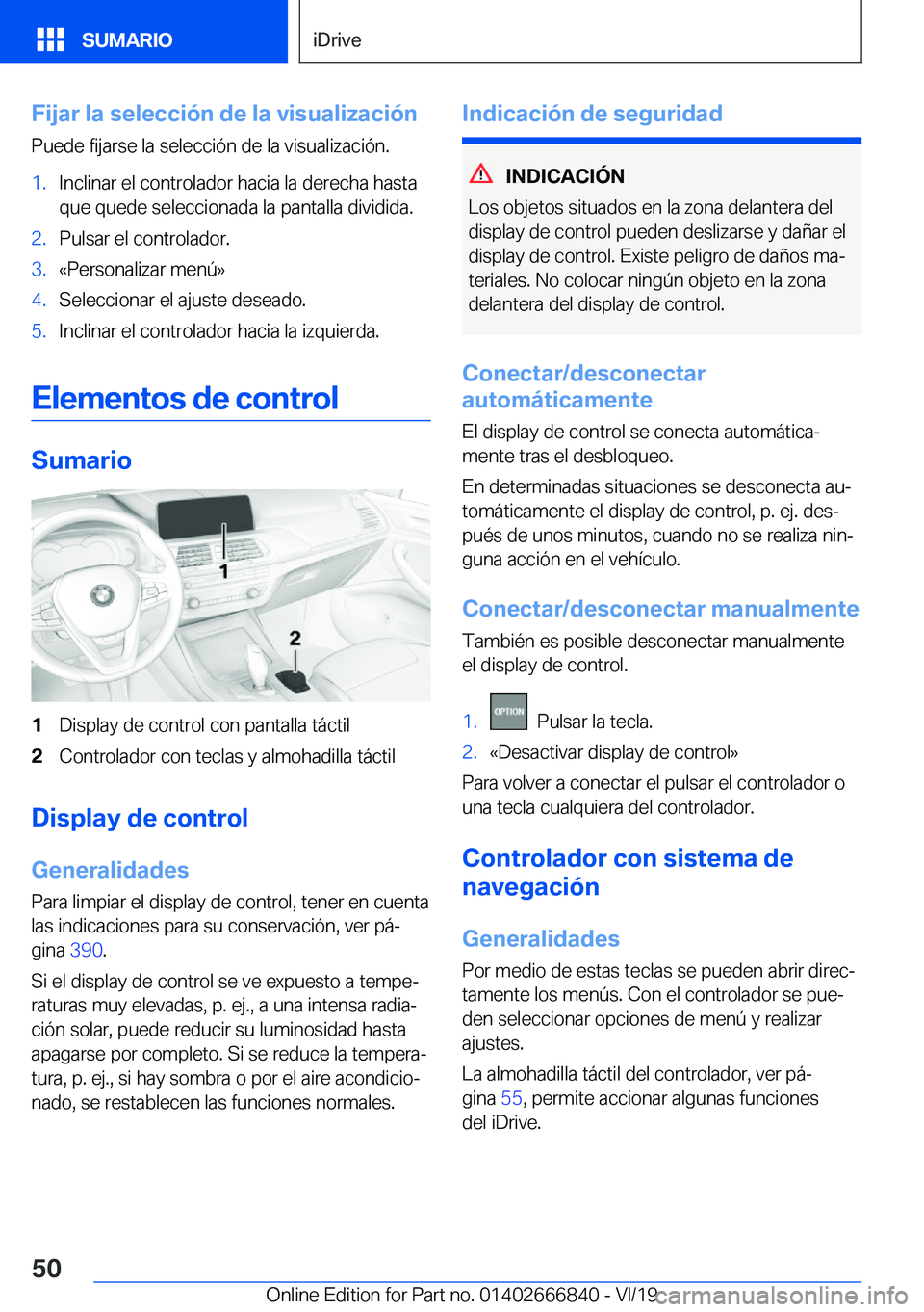 BMW X3 M 2020  Manuales de Empleo (in Spanish) �F�i�j�a�r��l�a��s�e�l�e�c�c�i�