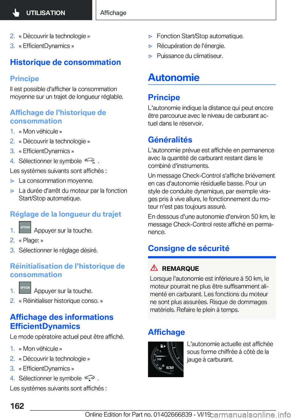 BMW X3 M 2020  Notices Demploi (in French) �2�.�k��D�é�c�o�u�v�r�i�r��l�a��t�e�c�h�n�o�l�o�g�i�e��{�3�.�k��E�f�f�i�c�i�e�n�t�D�y�n�a�m�i�c�s��{
�H�i�s�t�o�r�i�q�u�e��d�e��c�o�n�s�o�m�m�a�t�i�o�n�P�r�i�n�c�i�p�e
�I�l��e�s�t��p�o�s�s�