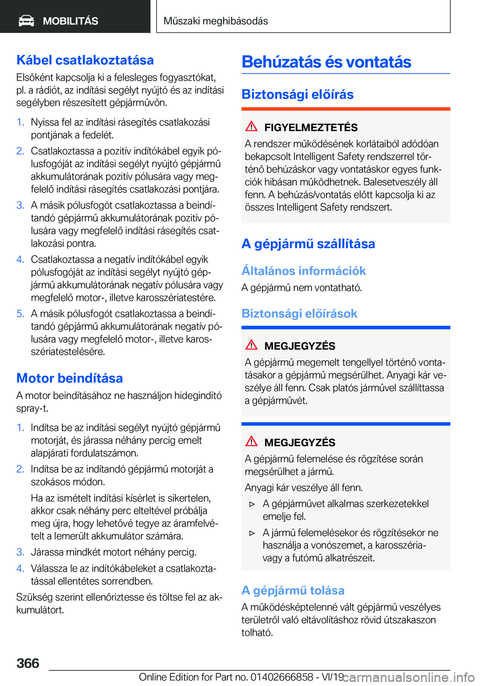 BMW X3 M 2020  Kezelési útmutató (in Hungarian) �K�