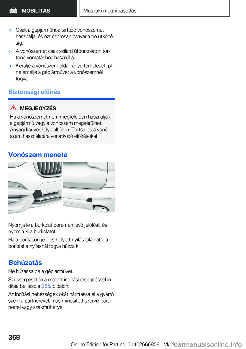 BMW X3 M 2020  Kezelési útmutató (in Hungarian) 'x�C�s�a�k��a��g�
