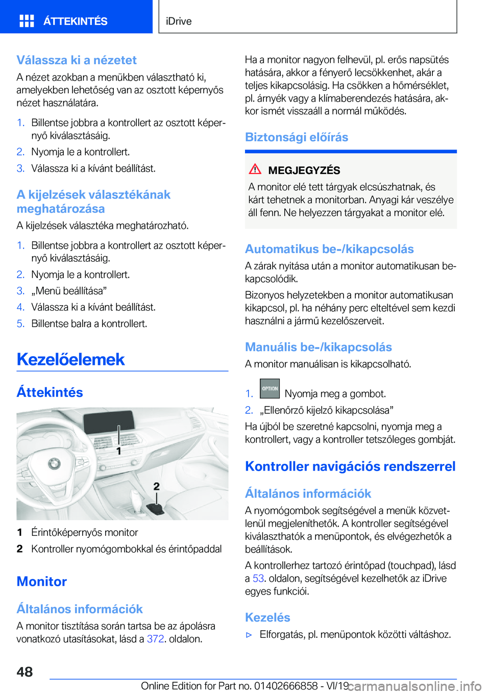 BMW X3 M 2020  Kezelési útmutató (in Hungarian) �V�