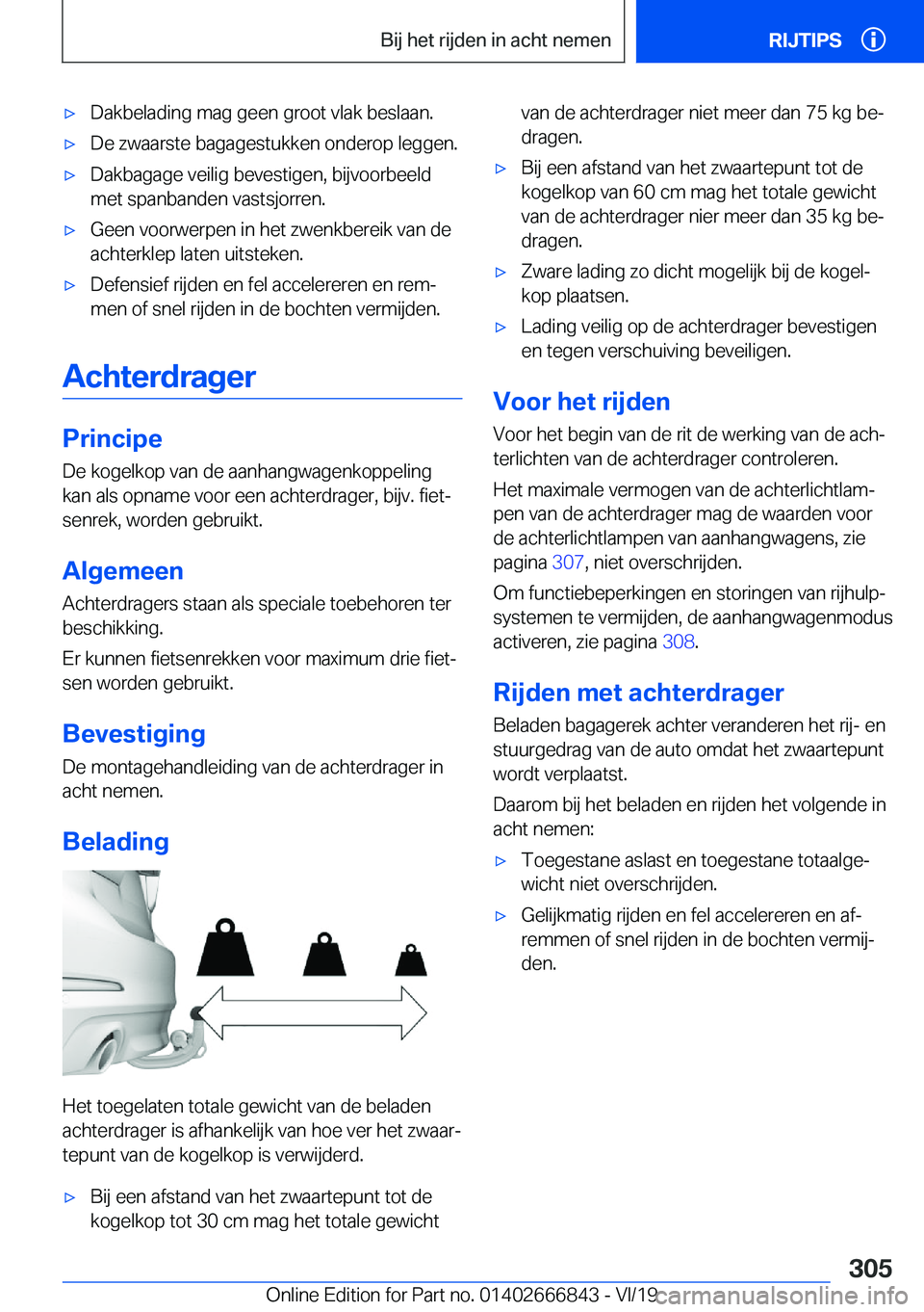BMW X3 M 2020  Instructieboekjes (in Dutch) 'x�D�a�k�b�e�l�a�d�i�n�g��m�a�g��g�e�e�n��g�r�o�o�t��v�l�a�k��b�e�s�l�a�a�n�.'x�D�e��z�w�a�a�r�s�t�e��b�a�g�a�g�e�s�t�u�k�k�e�n��o�n�d�e�r�o�p��l�e�g�g�e�n�.'x�D�a�k�b�a�g�a�g�e�