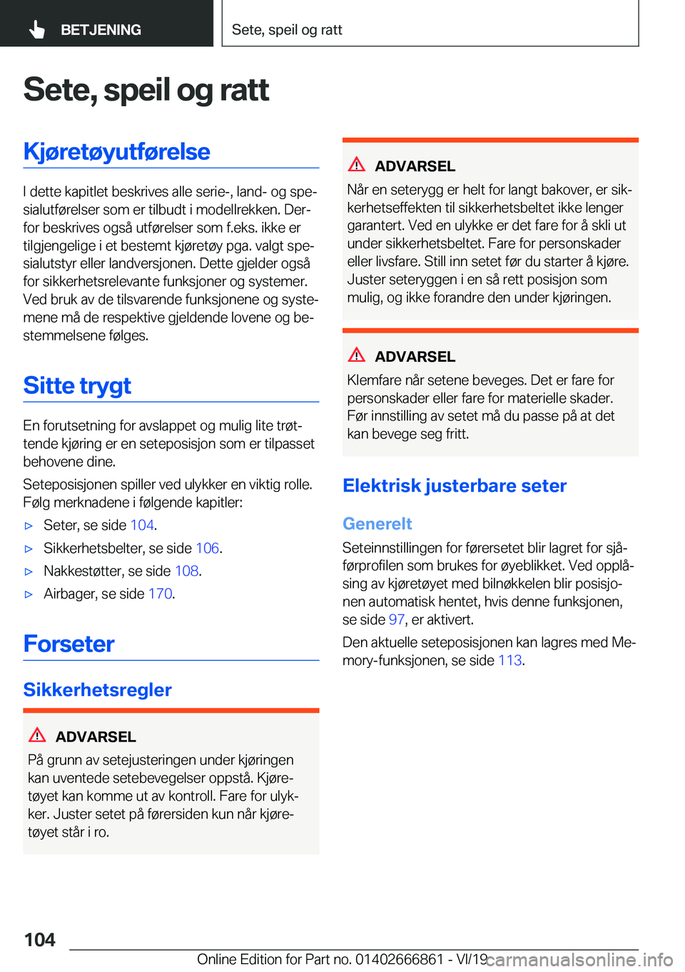 BMW X3 M 2020  InstruksjonsbØker (in Norwegian) �S�e�t�e�,��s�p�e�i�l��o�g��r�a�t�t�K�j�