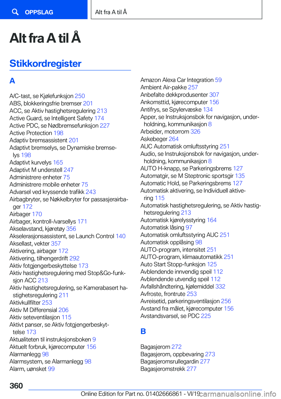 BMW X3 M 2020  InstruksjonsbØker (in Norwegian) �A�l�t��f�r�a��A��t�i�l��