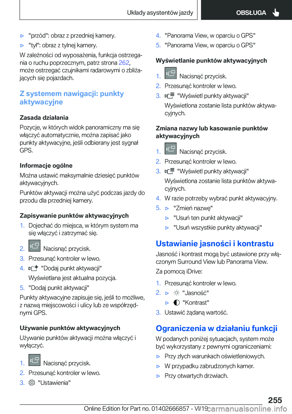 BMW X3 M 2020  Instrukcja obsługi (in Polish) 'x��p�r�z�