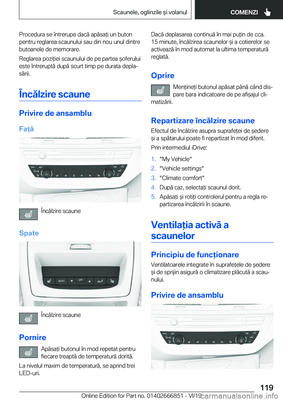 BMW X3 M 2020  Ghiduri De Utilizare (in Romanian) �P�r�o�c�e�d�u�r�a��s�e��