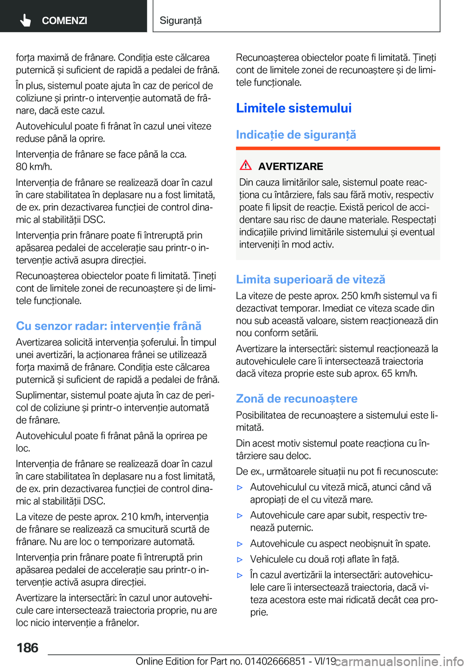 BMW X3 M 2020  Ghiduri De Utilizare (in Romanian) �f�o�r*�a��m�a�x�i�m�