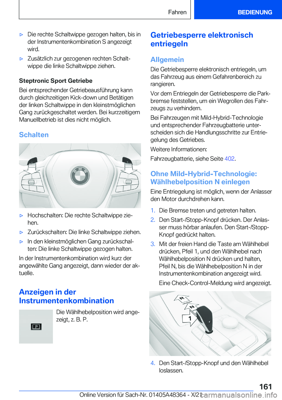 BMW X4 2022  Betriebsanleitungen (in German) x�D�i�e��r�e�c�h�t�e��S�c�h�a�l�t�w�i�p�p�e��g�e�z�o�g�e�n��h�a�l�t�e�n�,��b�i�s��i�n
�d�e�r��I�n�s�t�r�u�m�e�n�t�e�n�k�o�m�b�i�n�a�t�i�o�n��S��a�n�g�e�z�e�i�g�t
�w�i�r�d�.x�Z�u�s�