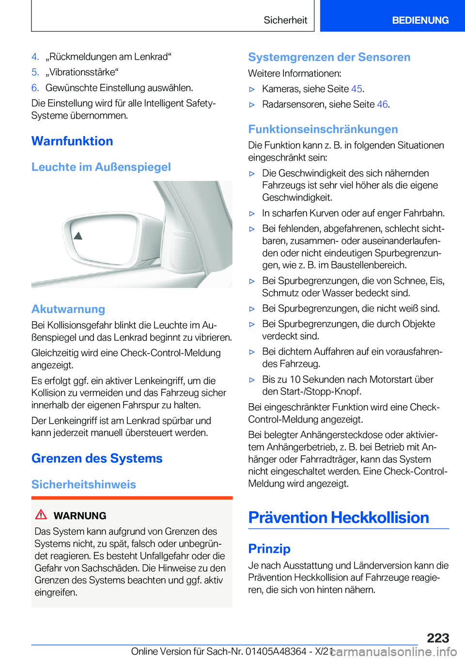 BMW X4 2022  Betriebsanleitungen (in German) �4�.x�R�