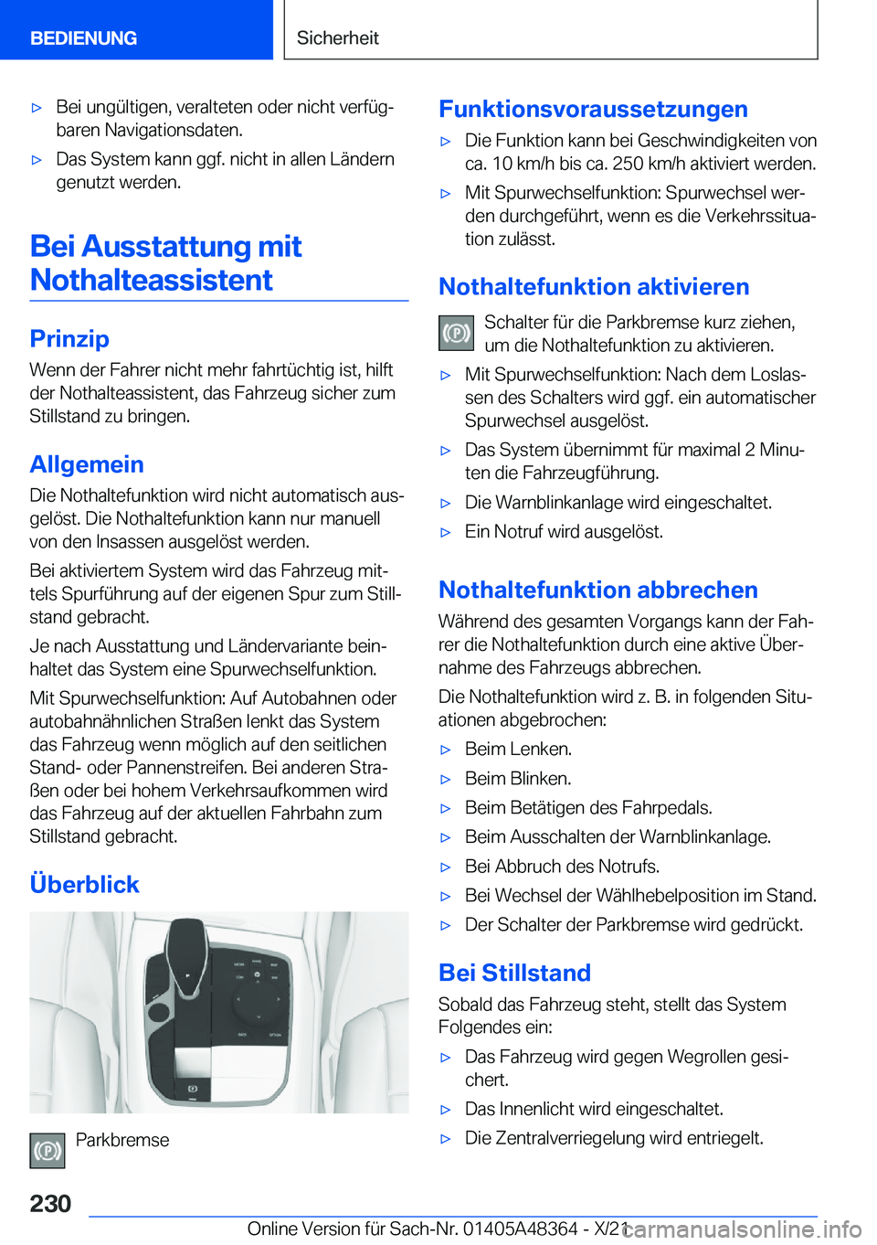 BMW X4 2022  Betriebsanleitungen (in German) x�B�e�i��u�n�g�