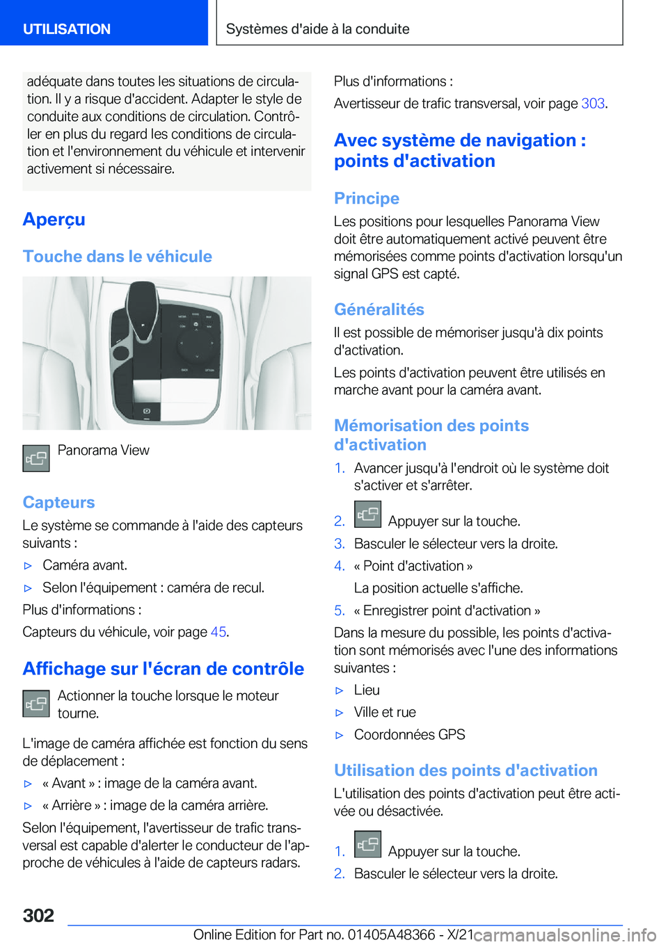 BMW X4 2022  Notices Demploi (in French) �a�d�é�q�u�a�t�e��d�a�n�s��t�o�u�t�e�s��l�e�s��s�i�t�u�a�t�i�o�n�s��d�e��c�i�r�c�u�l�aj�t�i�o�n�.��I�l��y��a��r�i�s�q�u�e��d�'�a�c�c�i�d�e�n�t�.��A�d�a�p�t�e�r��l�e��s�t�y�l�e��d�