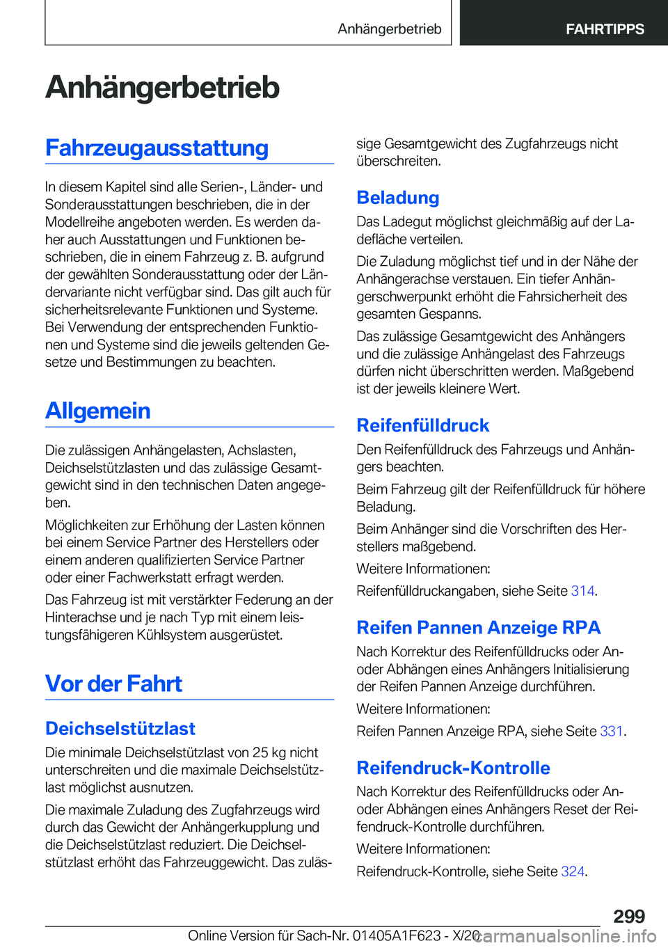 BMW X4 2021  Betriebsanleitungen (in German) �A�n�h�