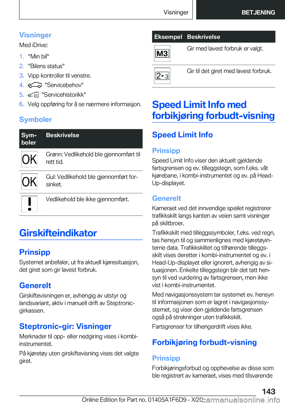 BMW X4 2021  InstruksjonsbØker (in Norwegian) �V�i�s�n�i�n�g�e�r
�M�e�d��i�D�r�i�v�e�:�1�.��M�i�n��b�i�l��2�.��B�i�l�e�n�s��s�t�a�t�u�s��3�.�V�i�p�p��k�o�n�t�r�o�l�l�e�r��t�i�l��v�e�n�s�t�r�e�.�4�.����S�e�r�v�i�c�e�b�e�h�o�v��5�.��