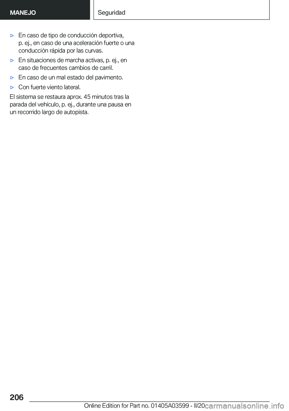 BMW X4 2020  Manuales de Empleo (in Spanish) x�E�n��c�a�s�o��d�e��t�i�p�o��d�e��c�o�n�d�u�c�c�i�