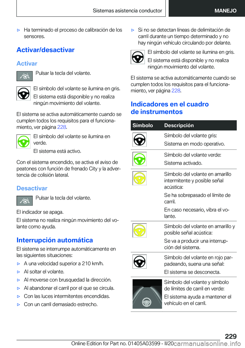 BMW X4 2020  Manuales de Empleo (in Spanish) x�H�a��t�e�r�m�i�n�a�d�o��e�l��p�r�o�c�e�s�o��d�e��c�a�l�i�b�r�a�c�i�