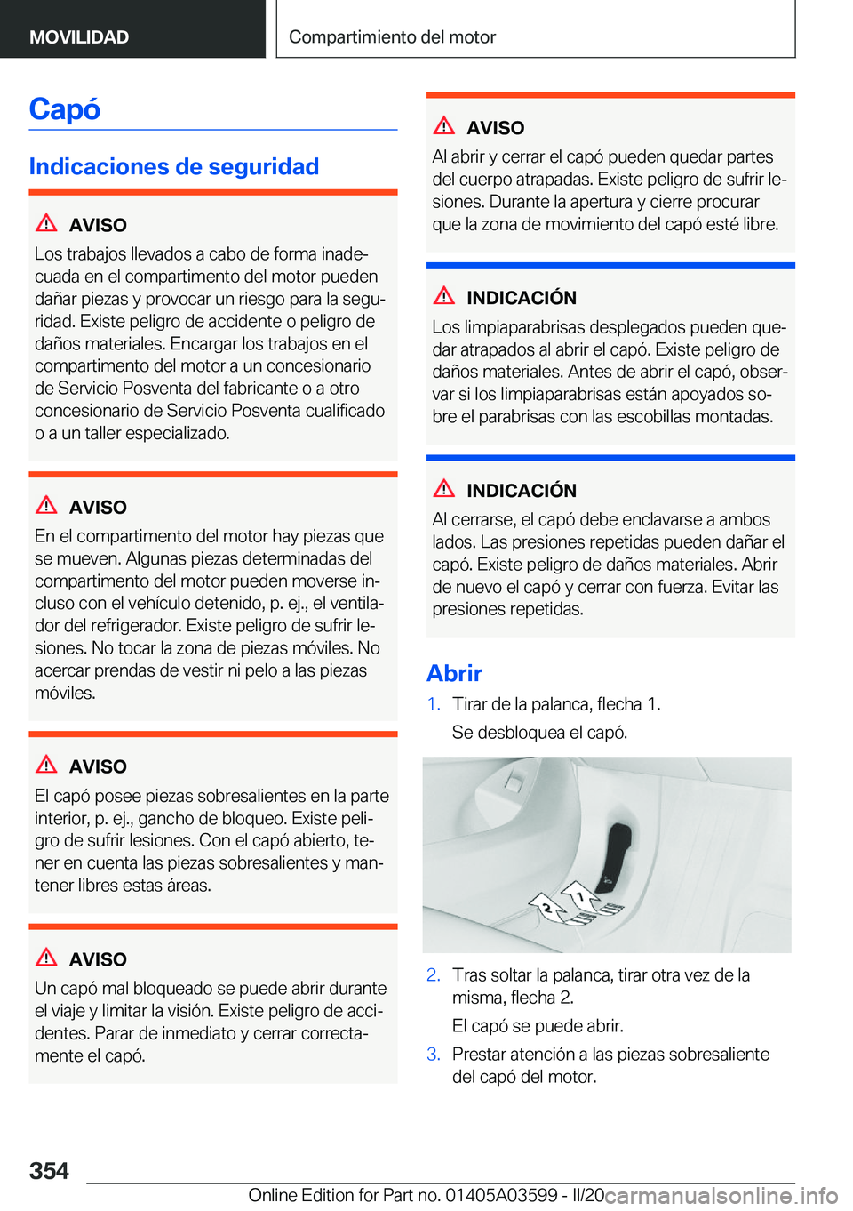 BMW X4 2020  Manuales de Empleo (in Spanish) �C�a�p�