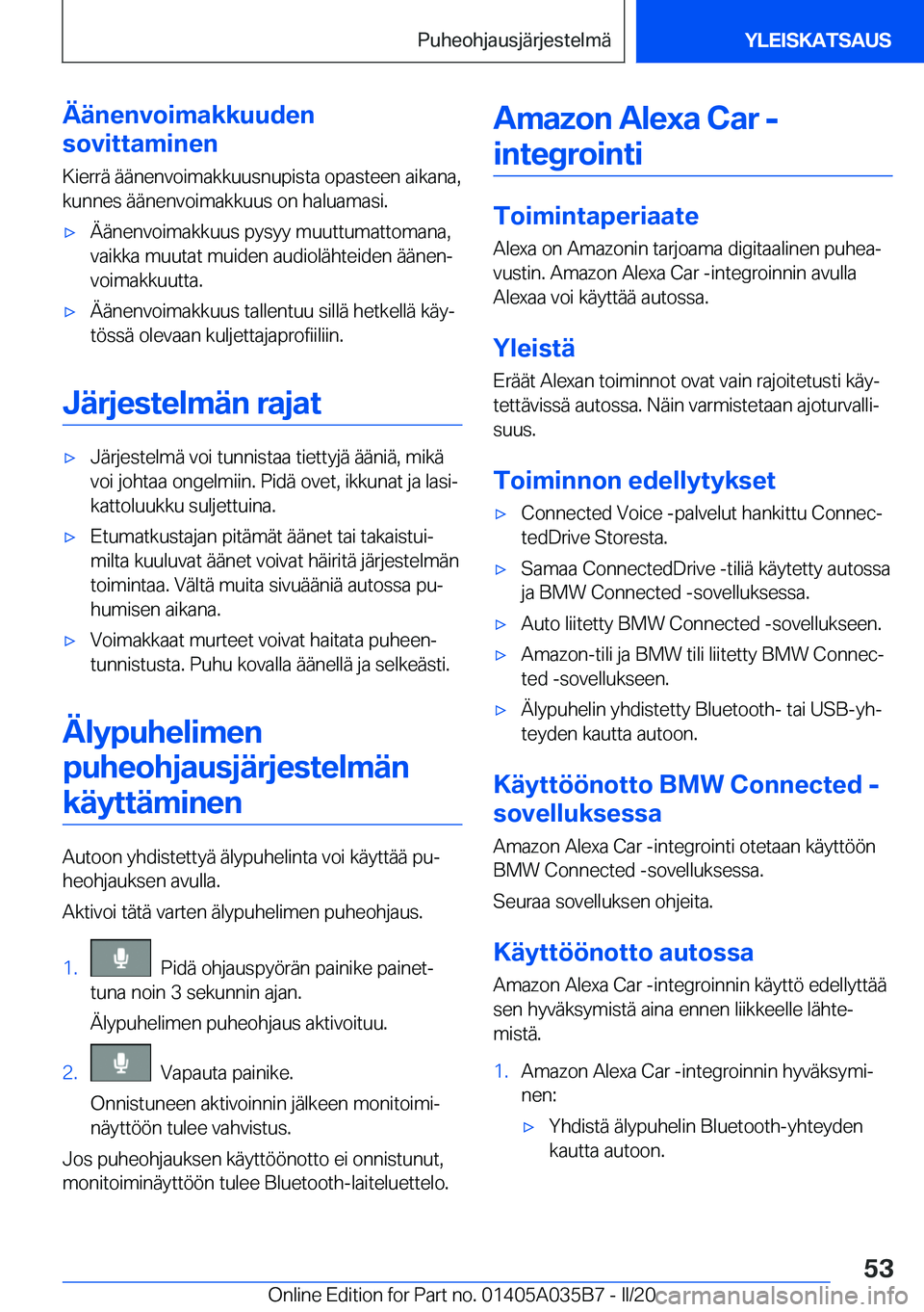 BMW X4 2020  Omistajan Käsikirja (in Finnish) �