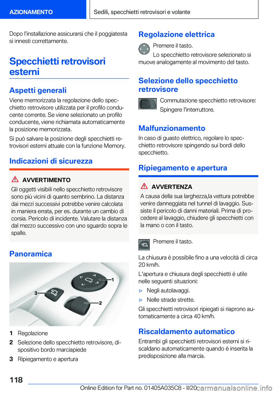 BMW X4 2020  Libretti Di Uso E manutenzione (in Italian) �D�o�p�o��ls�i�n�s�t�a�l�l�a�z�i�o�n�e��a�s�s�i�c�u�r�a�r�s�i��c�h�e��i�l��p�o�g�g�i�a�t�e�s�t�a
�s�i��i�n�n�e�s�t�i��c�o�r�r�e�t�t�a�m�e�n�t�e�.
�S�p�e�c�c�h�i�e�t�t�i��r�e�t�r�o�v�i�s�o�r�i