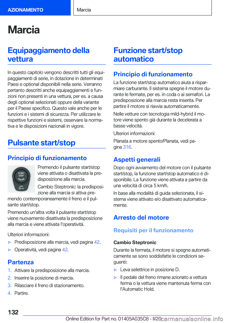 BMW X4 2020  Libretti Di Uso E manutenzione (in Italian) �M�a�r�c�i�a�E�q�u�i�p�a�g�g�i�a�m�e�n�t�o��d�e�l�l�a�v�e�t�t�u�r�a
�I�n��q�u�e�s�t�o��c�a�p�i�t�o�l�o��v�e�n�g�o�n�o��d�e�s�c�r�i�t�t�i��t�u�t�t�i��g�l�i��e�q�u�iª
�p�a�g�g�i�a�m�e�n�t�i��