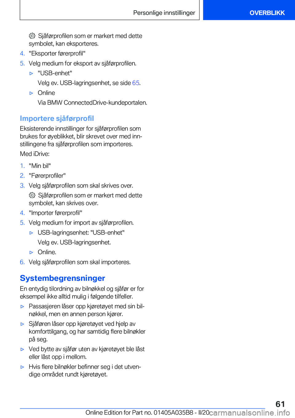 BMW X4 2020  InstruksjonsbØker (in Norwegian) ���S�j�å�f�