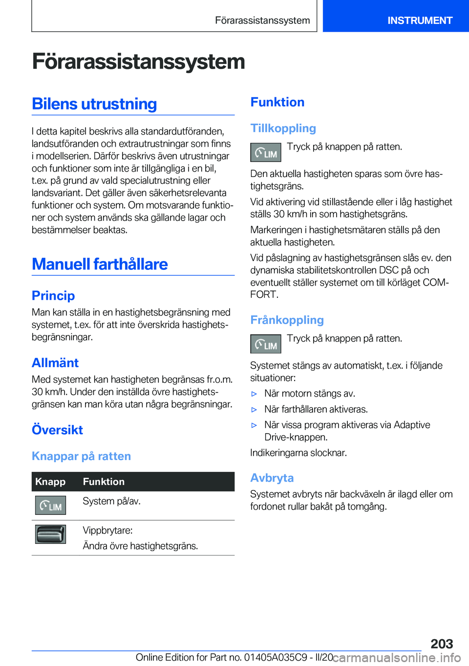 BMW X4 2020  InstruktionsbÖcker (in Swedish) �F�