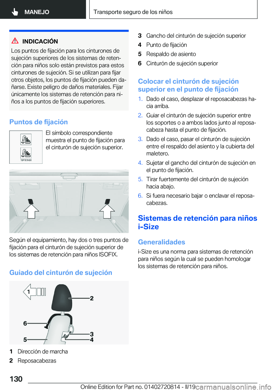BMW X4 2019  Manuales de Empleo (in Spanish) �I�N�D�I�C�A�C�I�