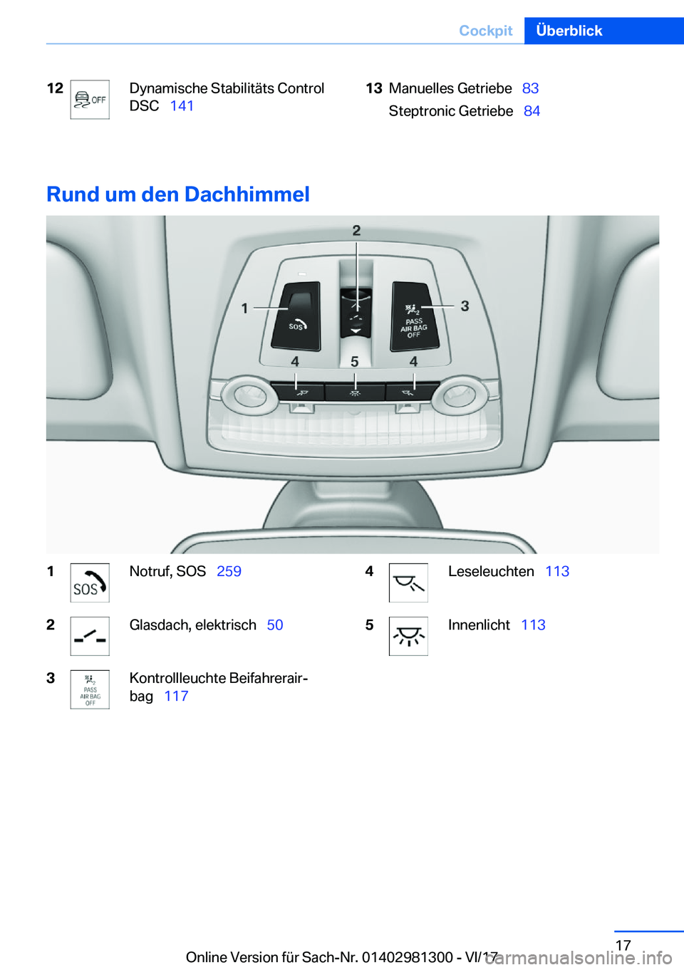 BMW X4 2018  Betriebsanleitungen (in German) �1�2�D�y�n�a�m�i�s�c�h�e� �S�t�a�b�i�l�i�t�