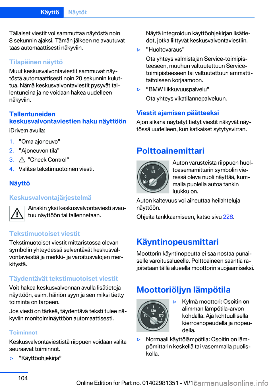 BMW X4 2018  Omistajan Käsikirja (in Finnish) �T�