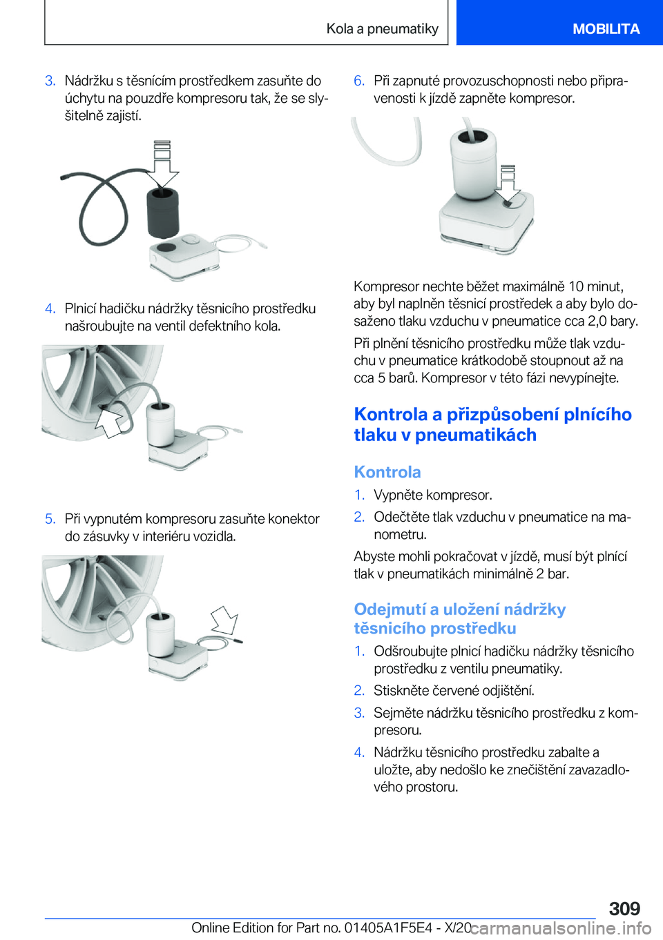 BMW X4 M 2021  Návod na použití (in Czech) �3�.�N�