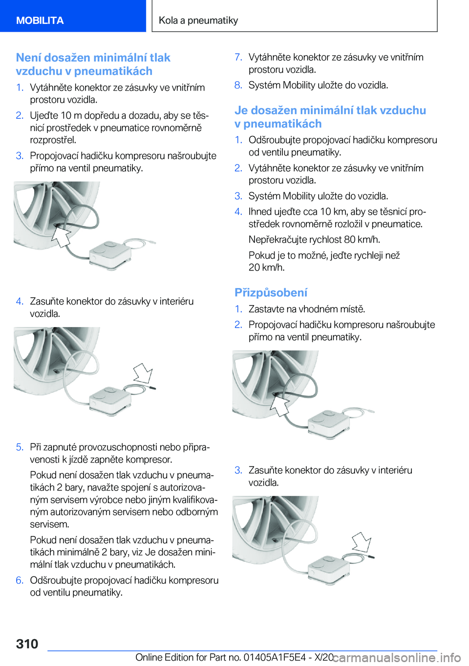 BMW X4 M 2021  Návod na použití (in Czech) �N�e�n�