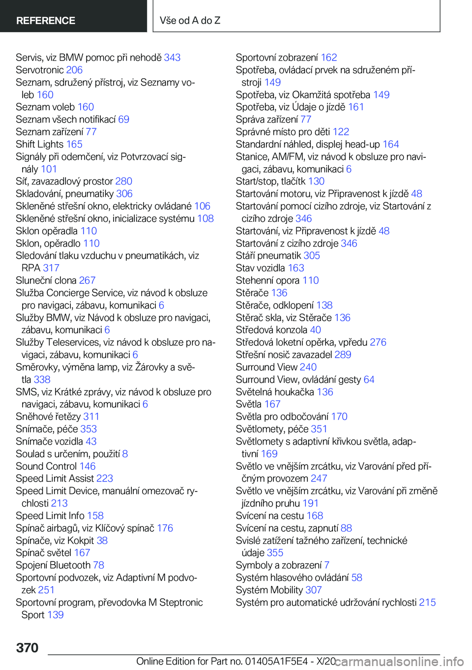 BMW X4 M 2021  Návod na použití (in Czech) �S�e�r�v�i�s�,��v�i�z��B�M�W��p�o�m�o�c��p�i��n�e�h�o�d�