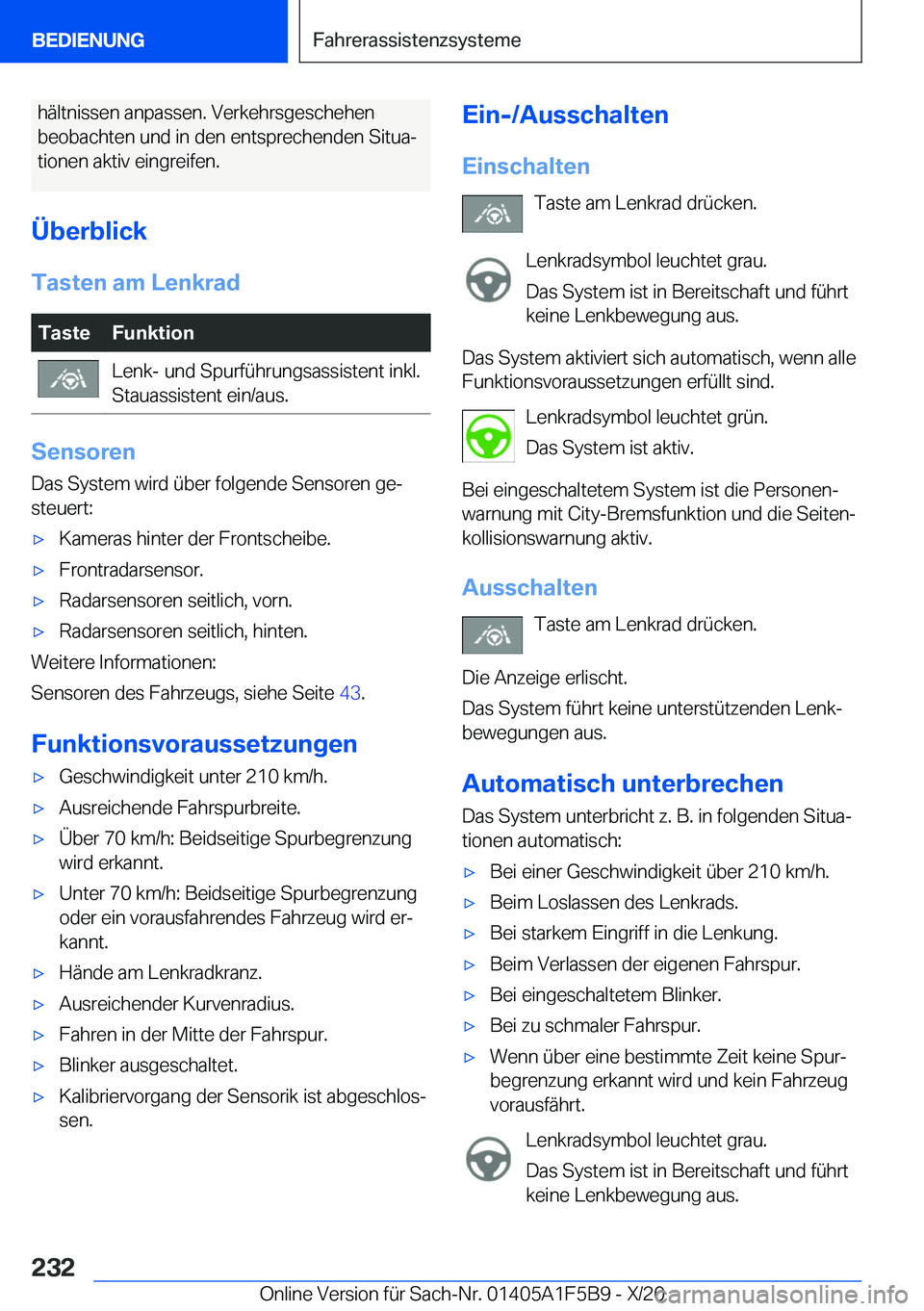 BMW X4 M 2021  Betriebsanleitungen (in German) �h�