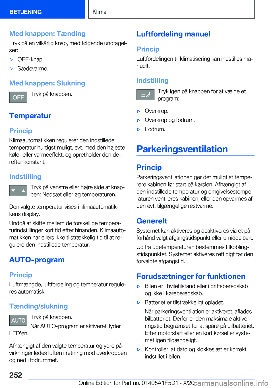 BMW X4 M 2021  InstruktionsbØger (in Danish) �M�e�d��k�n�a�p�p�e�n�:��T�æ�n�d�i�n�g�T�r�y�k��p�å��e�n��v�i�l�k�å�r�l�i�g��k�n�a�p�,��m�e�d��f�