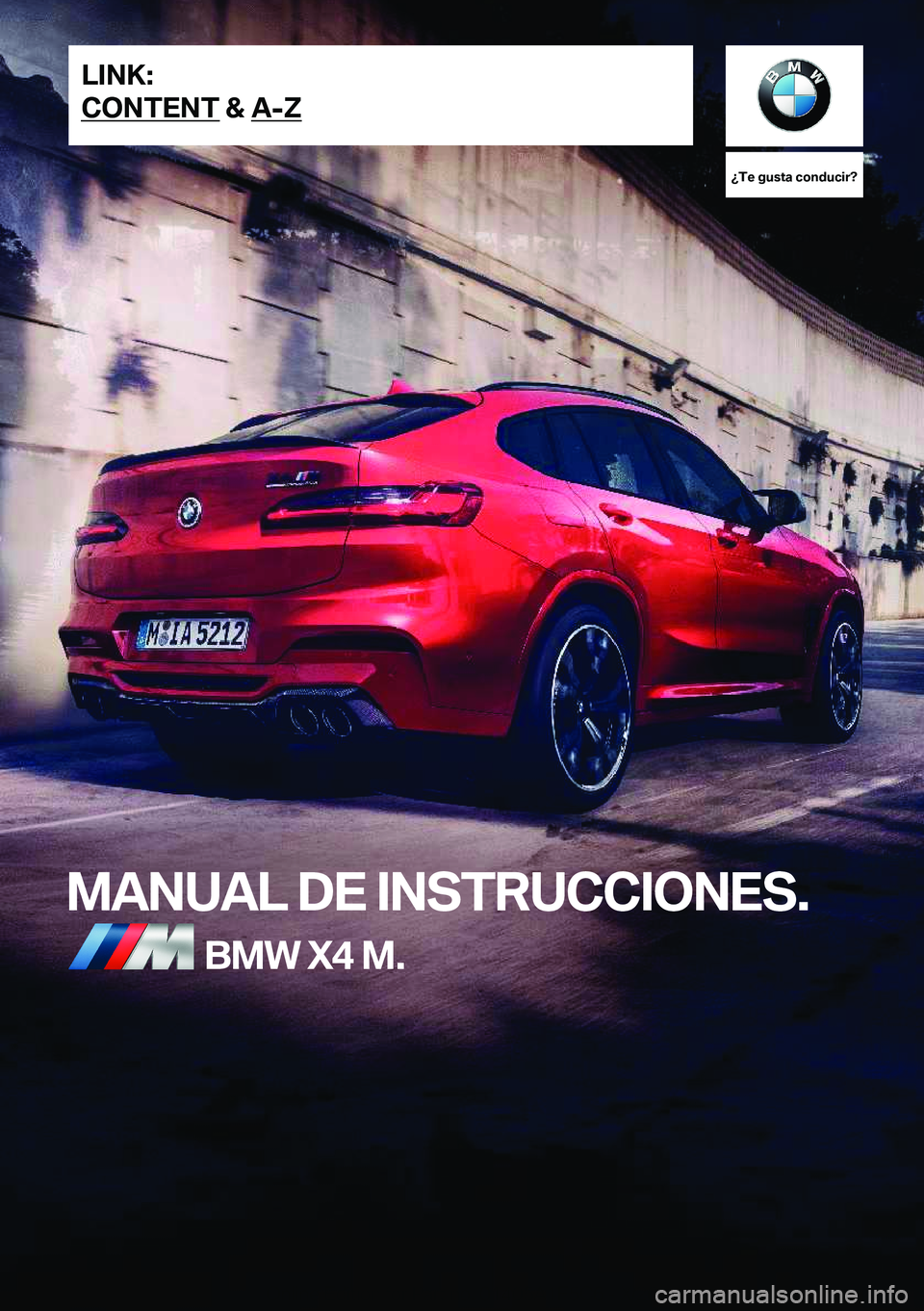 BMW X4 M 2021  Manuales de Empleo (in Spanish) 