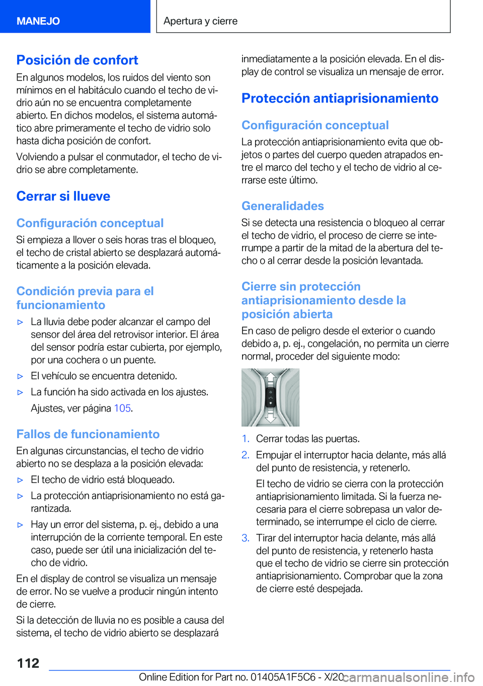 BMW X4 M 2021  Manuales de Empleo (in Spanish) �P�o�s�i�c�i�