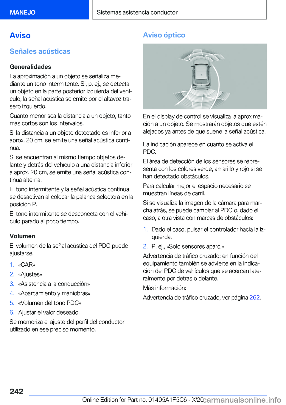 BMW X4 M 2021  Manuales de Empleo (in Spanish) �A�v�i�s�o�S�e�