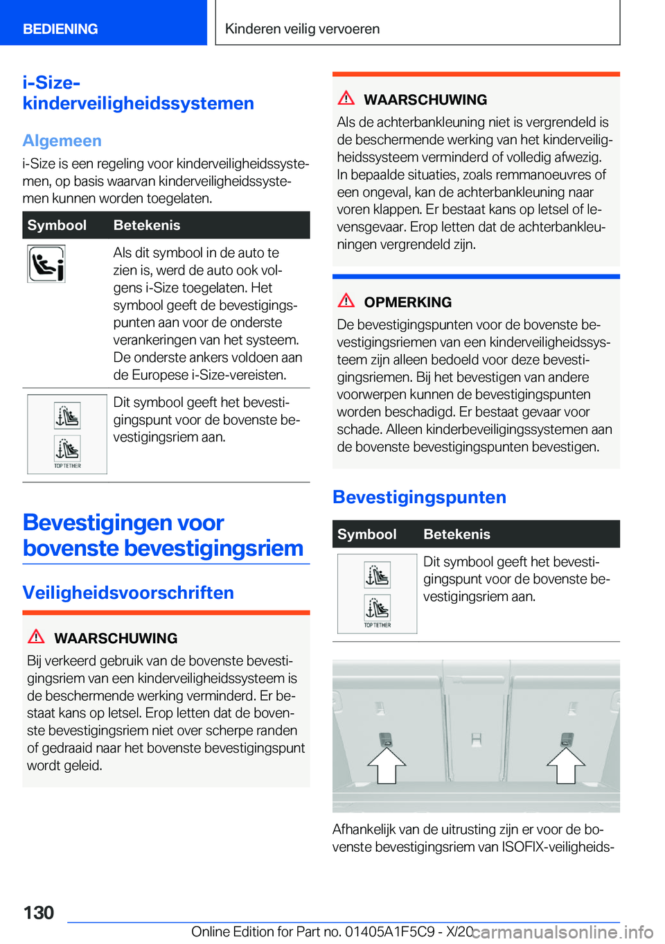 BMW X4 M 2021  Instructieboekjes (in Dutch) �i�-�S�i�z�e�-
�k�i�n�d�e�r�v�e�i�l�i�g�h�e�i�d�s�s�y�s�t�e�m�e�n
�A�l�g�e�m�e�e�n
�i�-�S�i�z�e��i�s��e�e�n��r�e�g�e�l�i�n�g��v�o�o�r��k�i�n�d�e�r�v�e�i�l�i�g�h�e�i�d�s�s�y�s�t�ej
�m�e�n�,��o�p