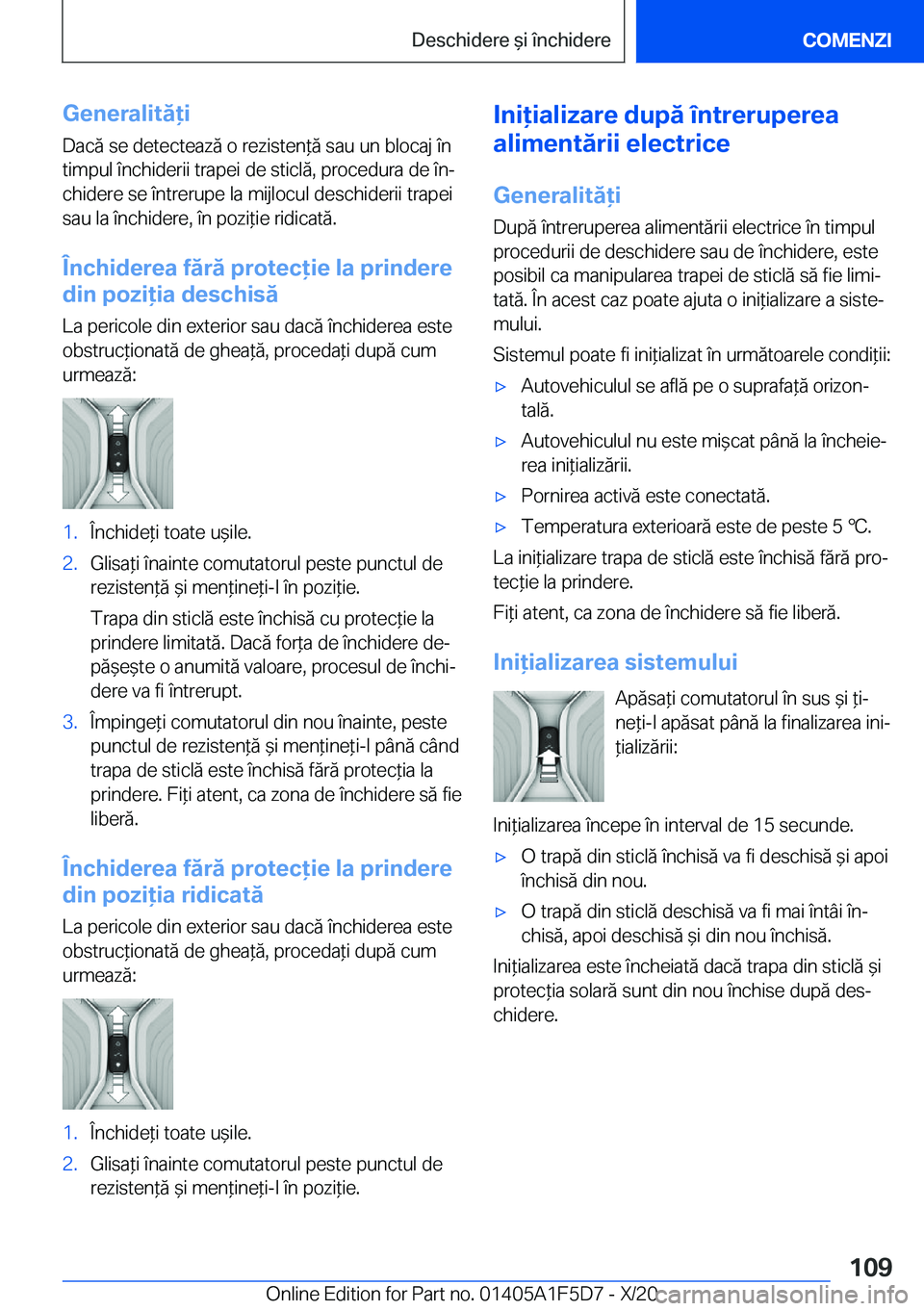BMW X4 M 2021  Ghiduri De Utilizare (in Romanian) �G�e�n�e�r�a�l�i�t�