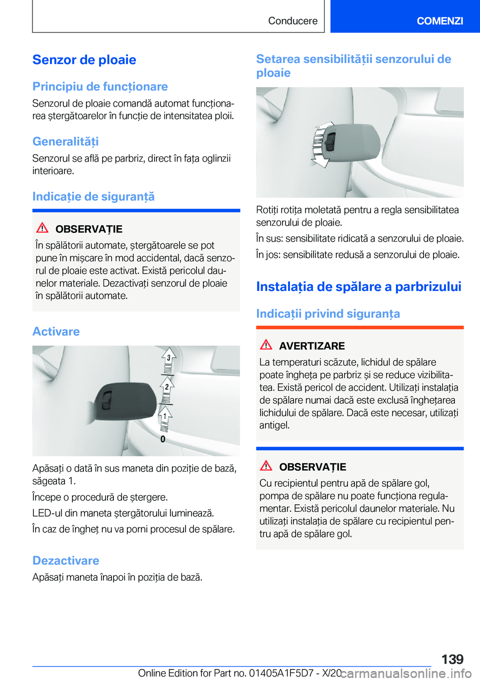BMW X4 M 2021  Ghiduri De Utilizare (in Romanian) �S�e�n�z�o�r��d�e��p�l�o�a�i�e
�P�r�i�n�c�i�p�i�u��d�e��f�u�n�c�i�o�n�a�r�e �S�e�n�z�o�r�u�l��d�e��p�l�o�a�i�e��c�o�m�a�n�d�ă��a�u�t�o�m�a�t��f�u�n�c*�i�o�n�aj
�r�e�a�&�t�e�r�g�ă�t�o�