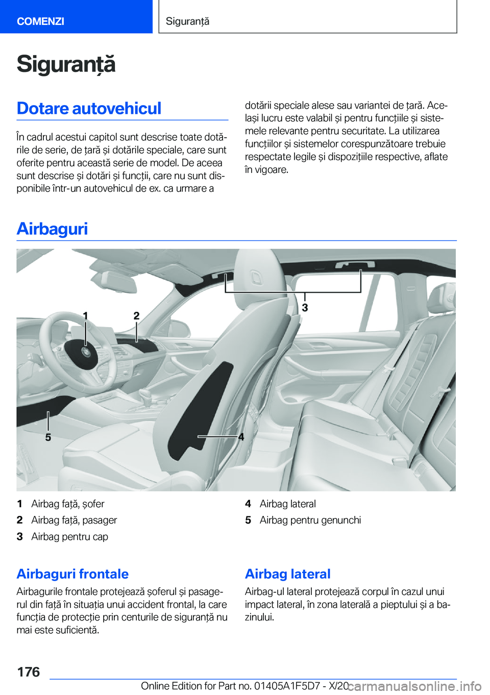 BMW X4 M 2021  Ghiduri De Utilizare (in Romanian) �S�i�g�u�r�a�n�