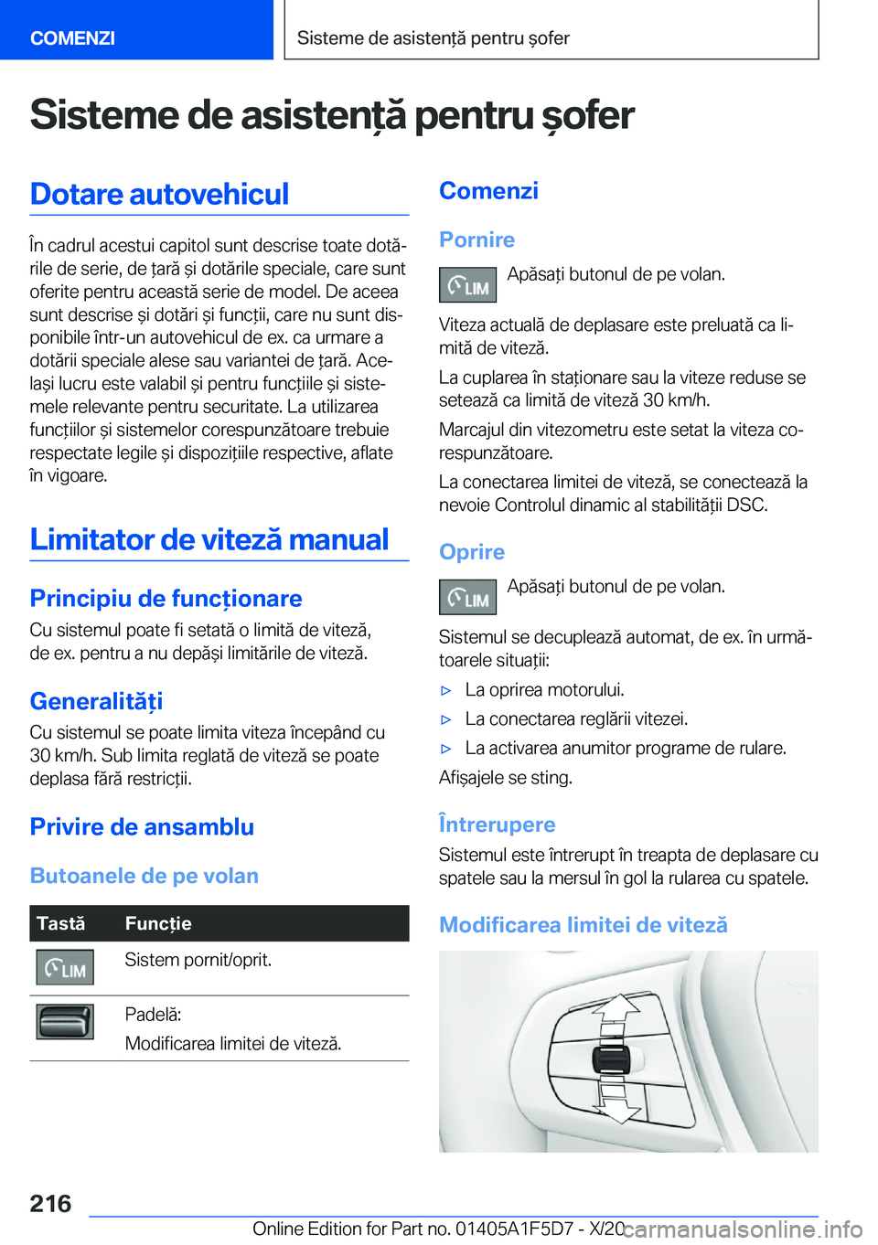 BMW X4 M 2021  Ghiduri De Utilizare (in Romanian) �S�i�s�t�e�m�e��d�e��a�s�i�s�t�e�n�