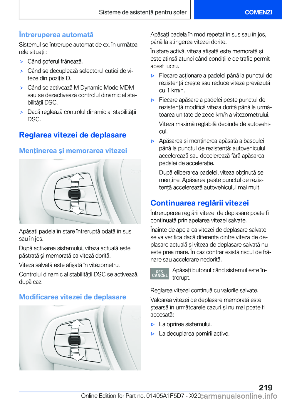 BMW X4 M 2021  Ghiduri De Utilizare (in Romanian) �