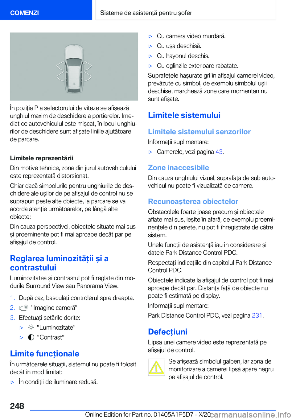 BMW X4 M 2021  Ghiduri De Utilizare (in Romanian) �