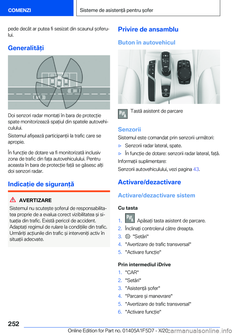 BMW X4 M 2021  Ghiduri De Utilizare (in Romanian) �p�e�d�e��d�e�c�
