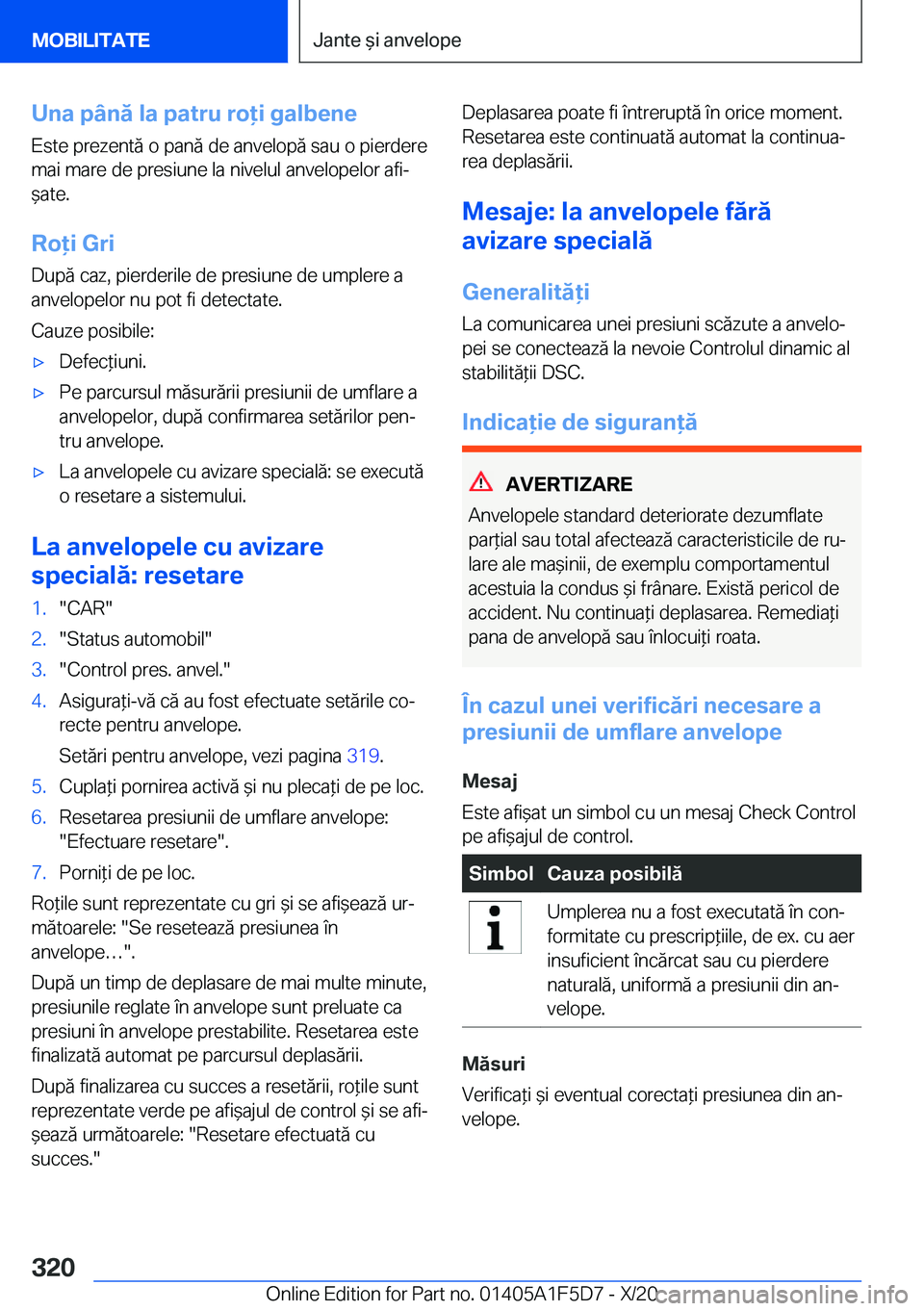 BMW X4 M 2021  Ghiduri De Utilizare (in Romanian) �U�n�a��p�