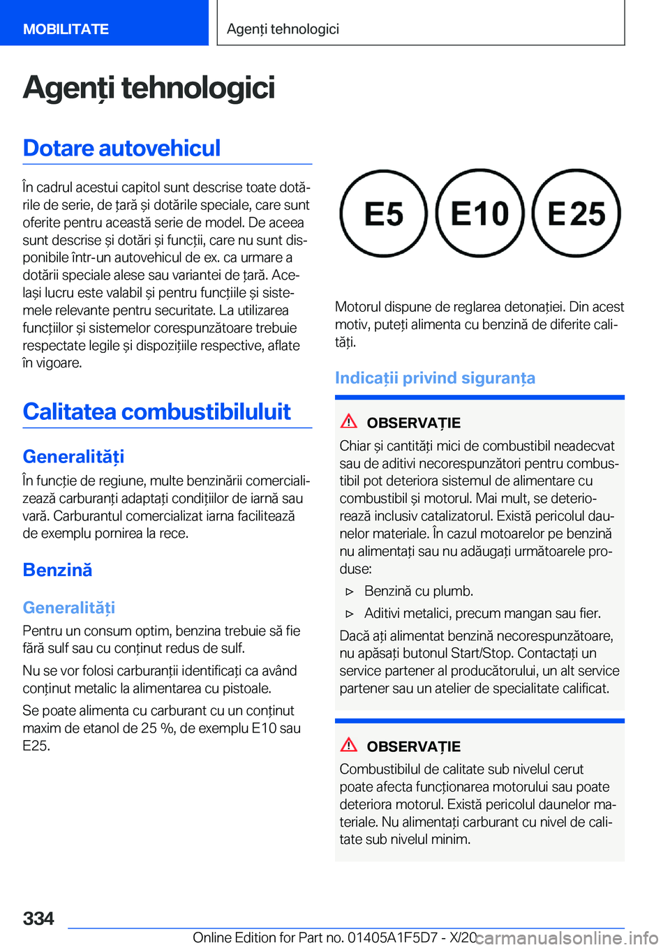 BMW X4 M 2021  Ghiduri De Utilizare (in Romanian) �A�g�e�n�i��t�e�h�n�o�l�o�g�i�c�i�D�o�t�a�r�e��a�u�t�o�v�e�h�i�c�u�l
�