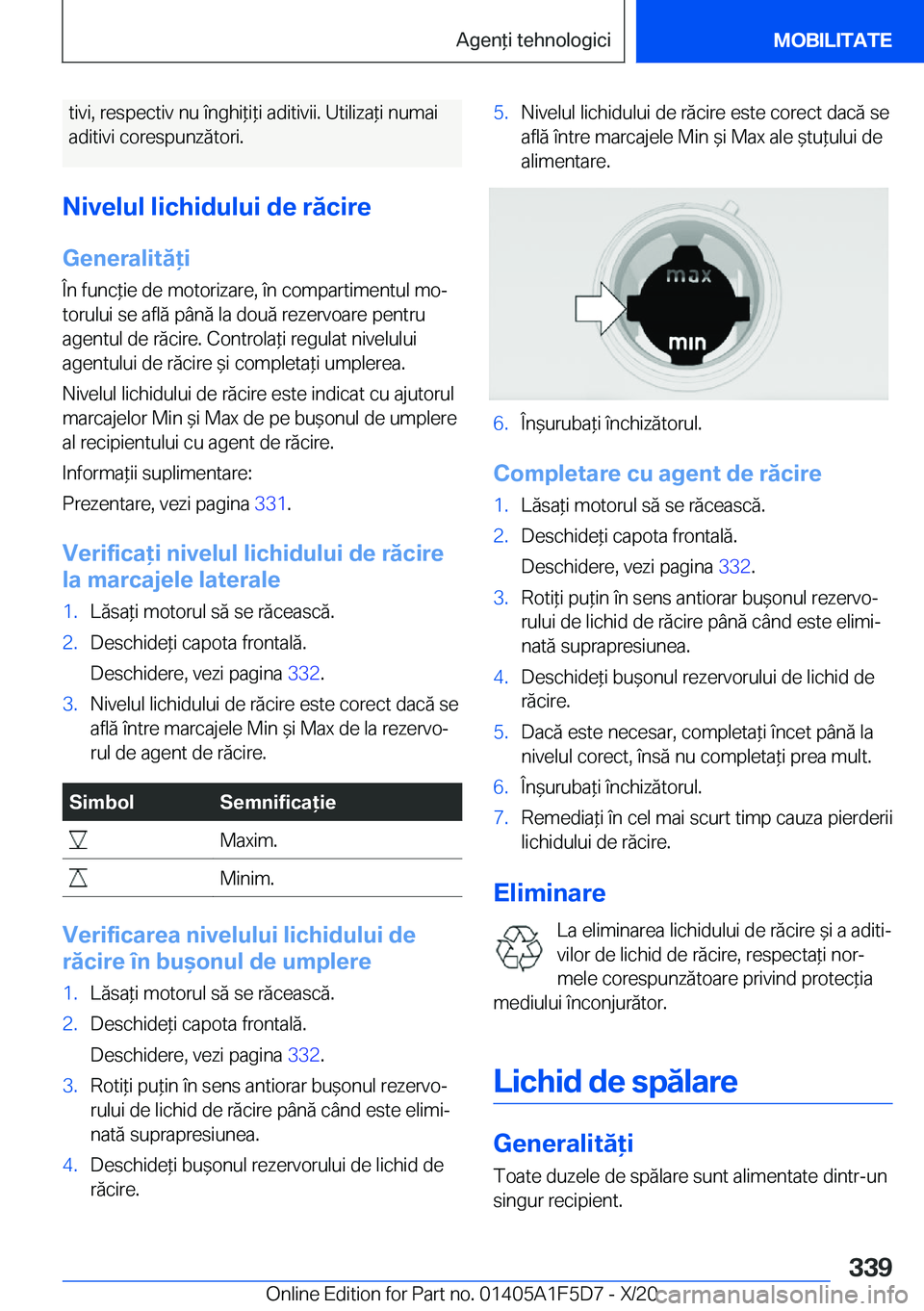BMW X4 M 2021  Ghiduri De Utilizare (in Romanian) �t�i�v�i�,��r�e�s�p�e�c�t�i�v��n�u��
