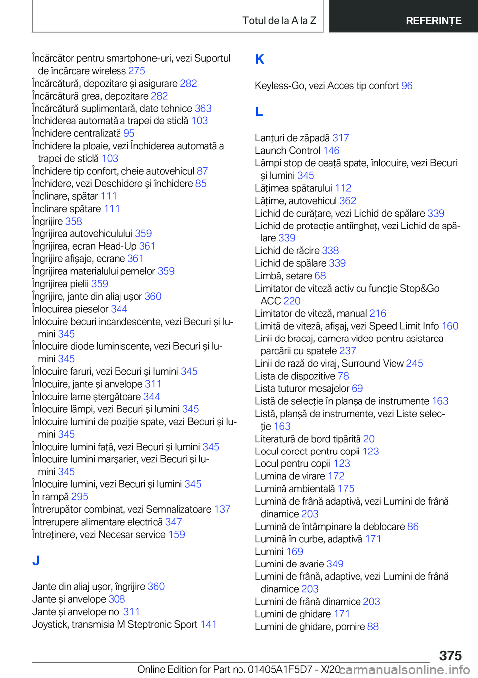 BMW X4 M 2021  Ghiduri De Utilizare (in Romanian) �